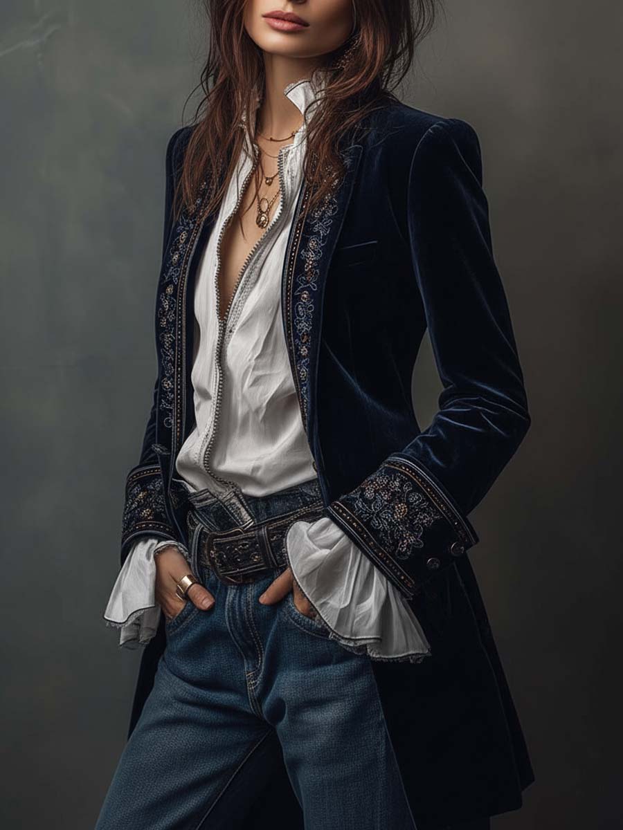 Erica | Lange Vintage Jas