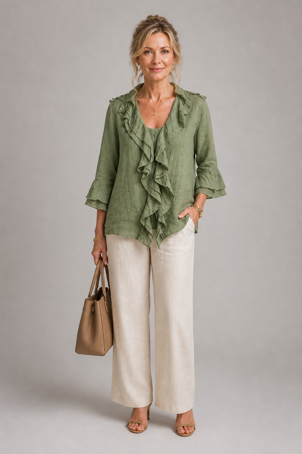 Olive Breeze Top