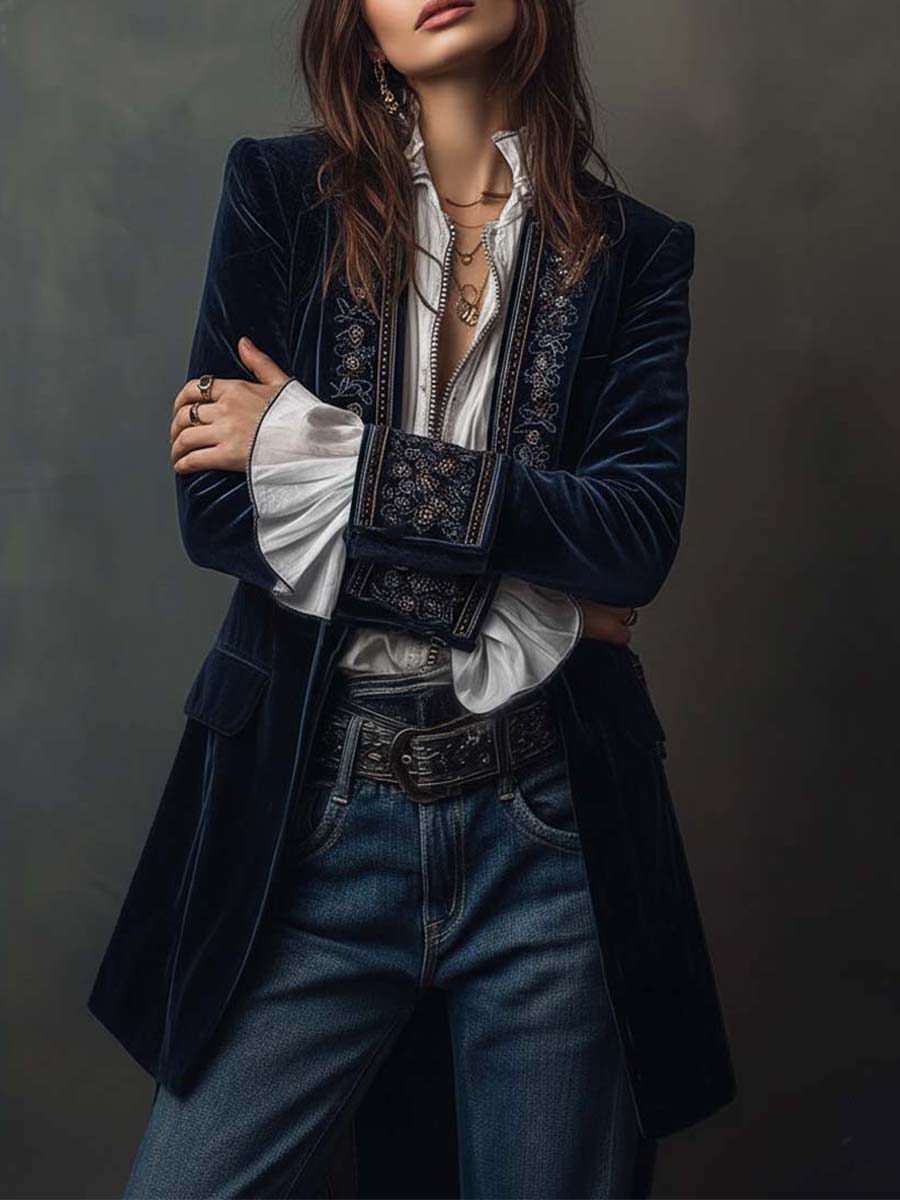 Erica | Lange Vintage Jas