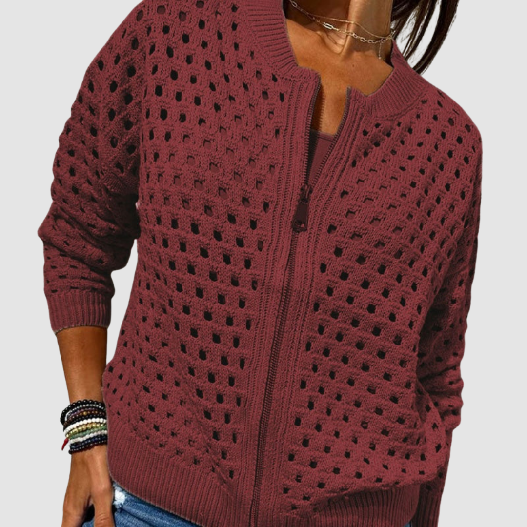 MIRTHE | PREMIUM GEHAAKTE CARDIGAN