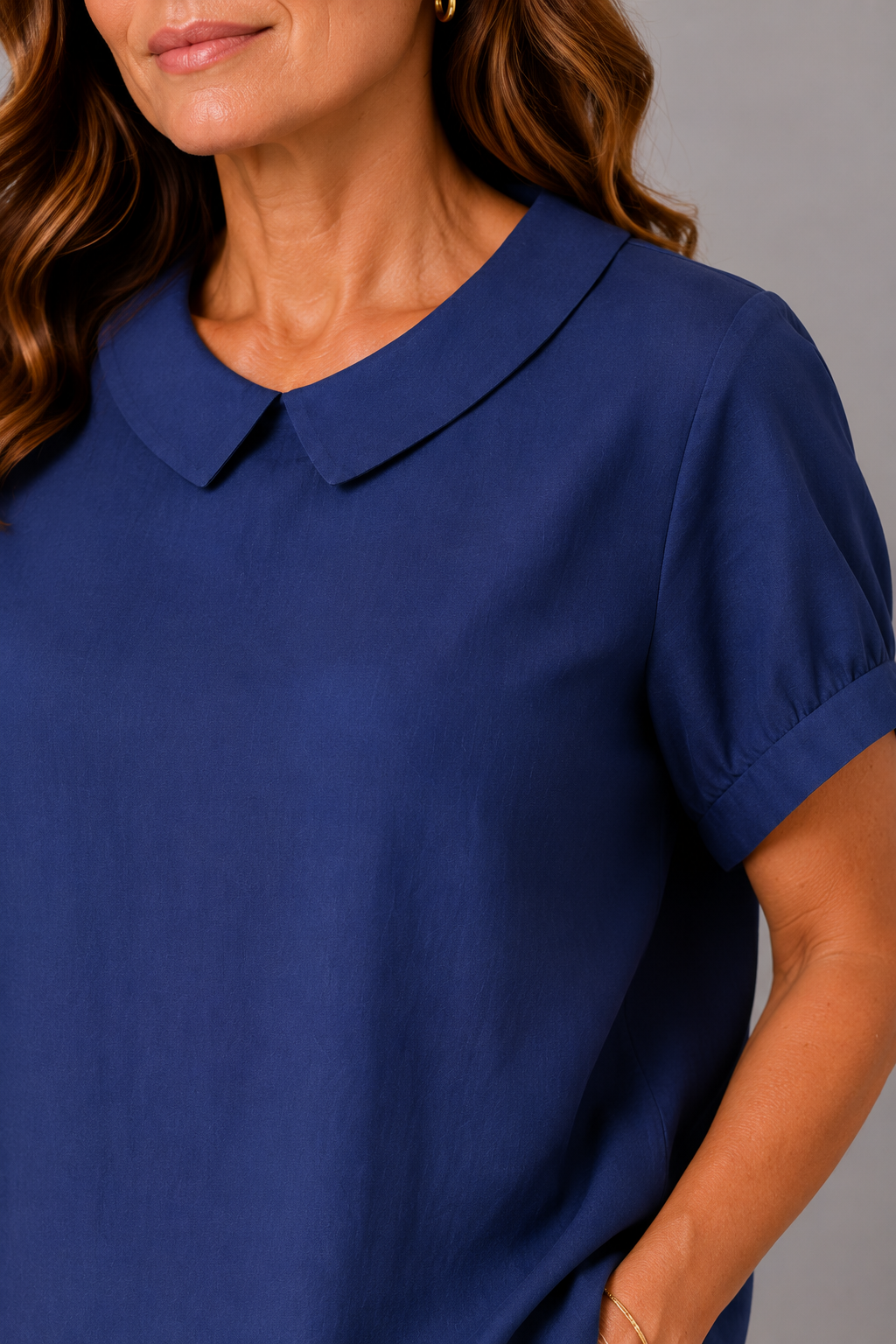 Elegant Blue Top
