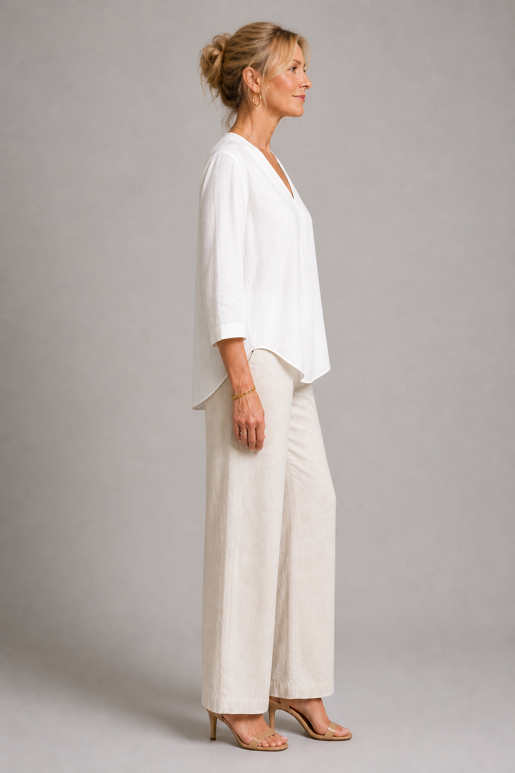 Beige Comfort Top
