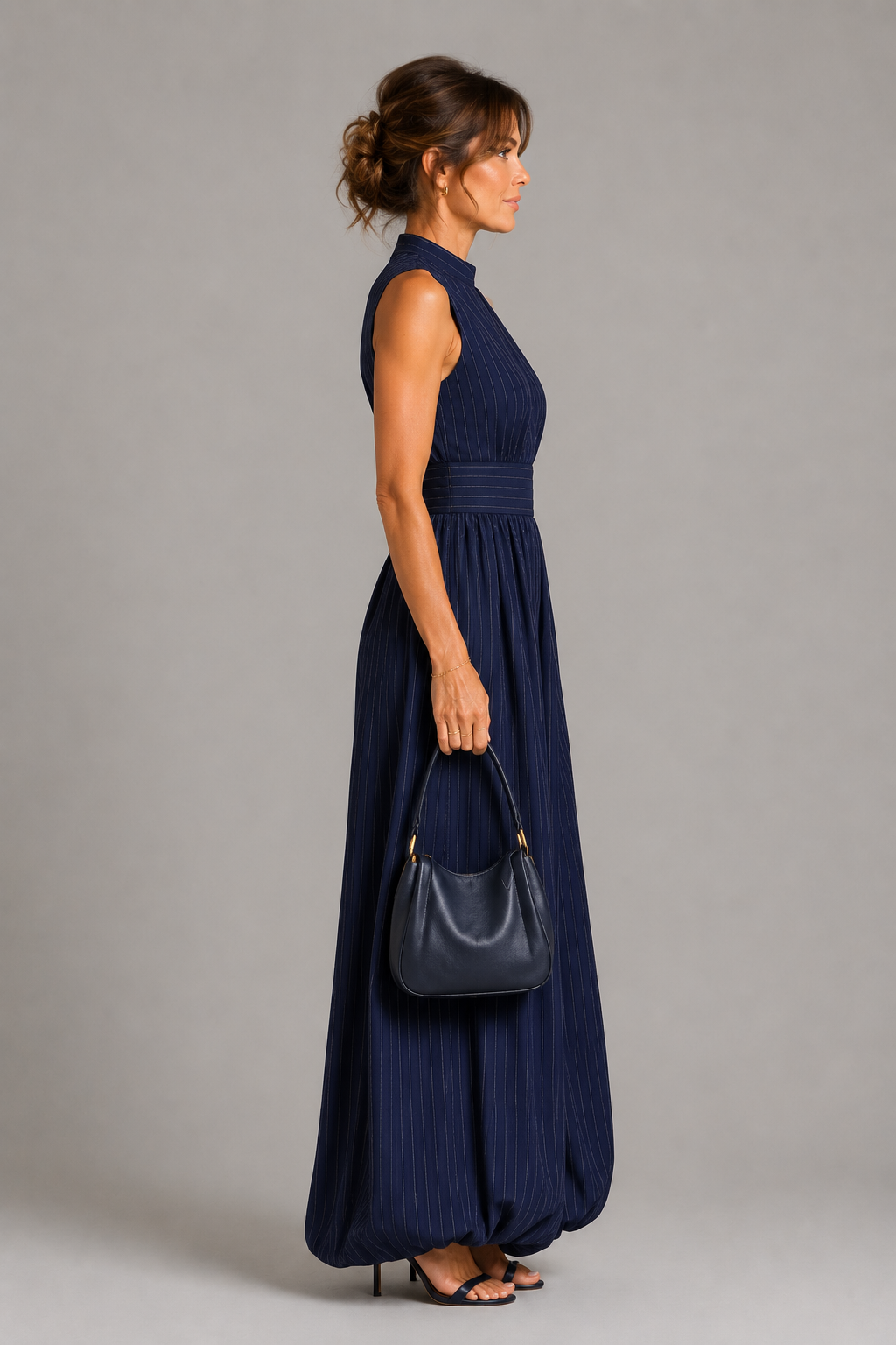 Midnight Stripe Jumpsuit