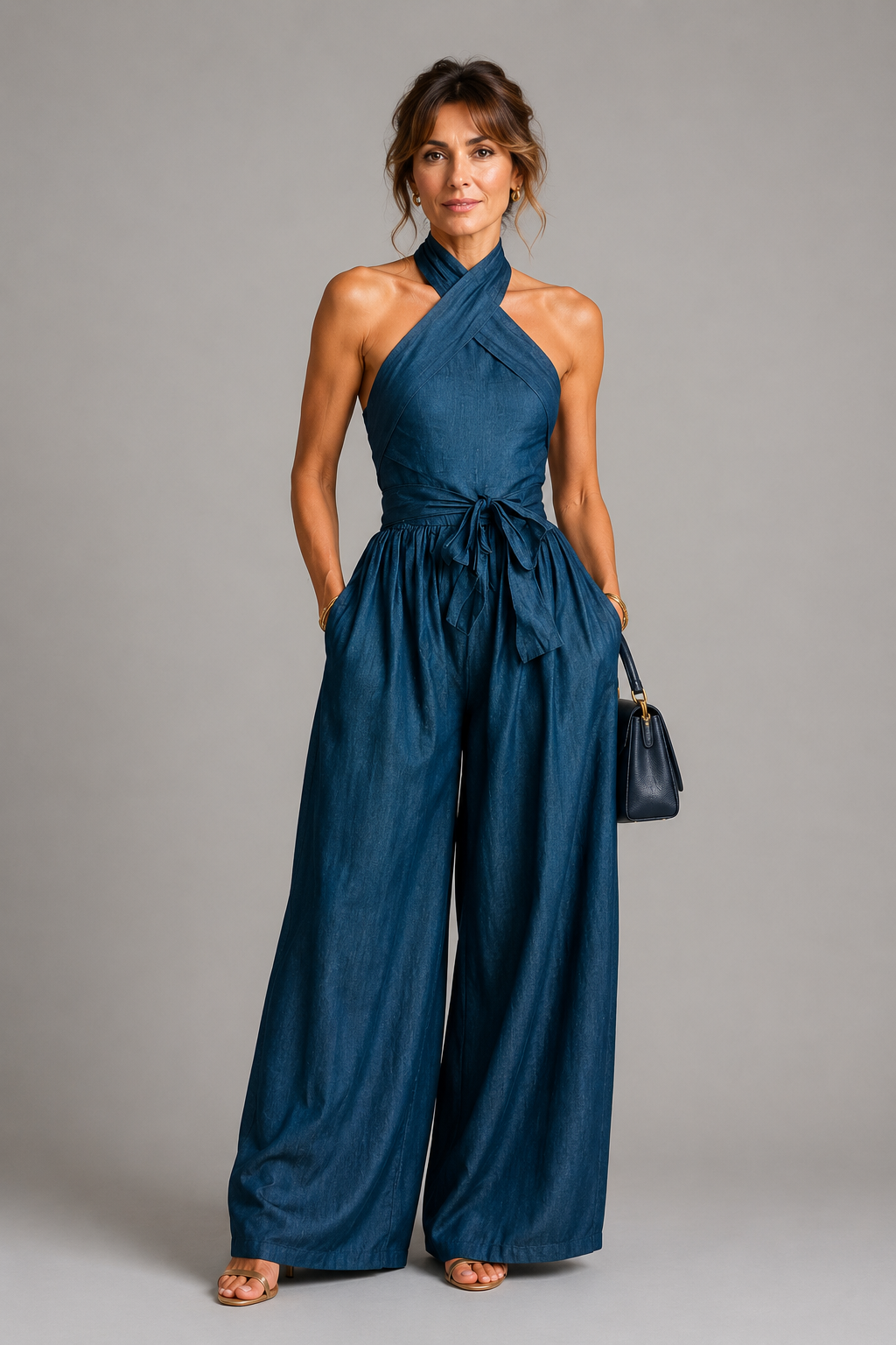 Navy Breeze Jumpsuit