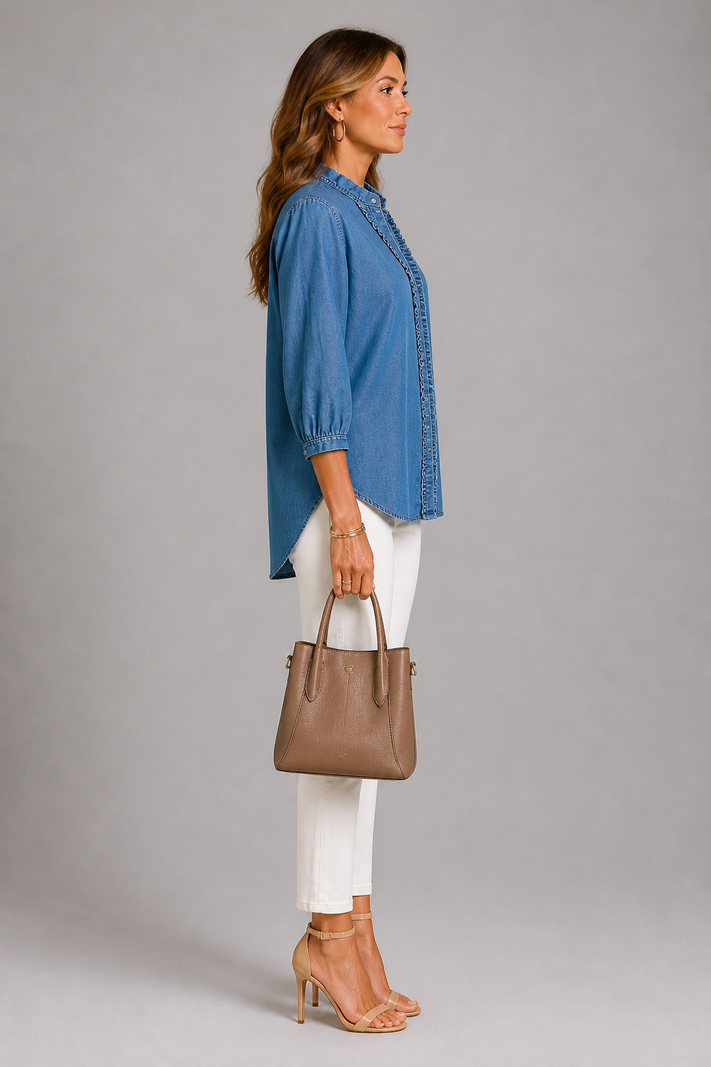 Denim Grace Blouse