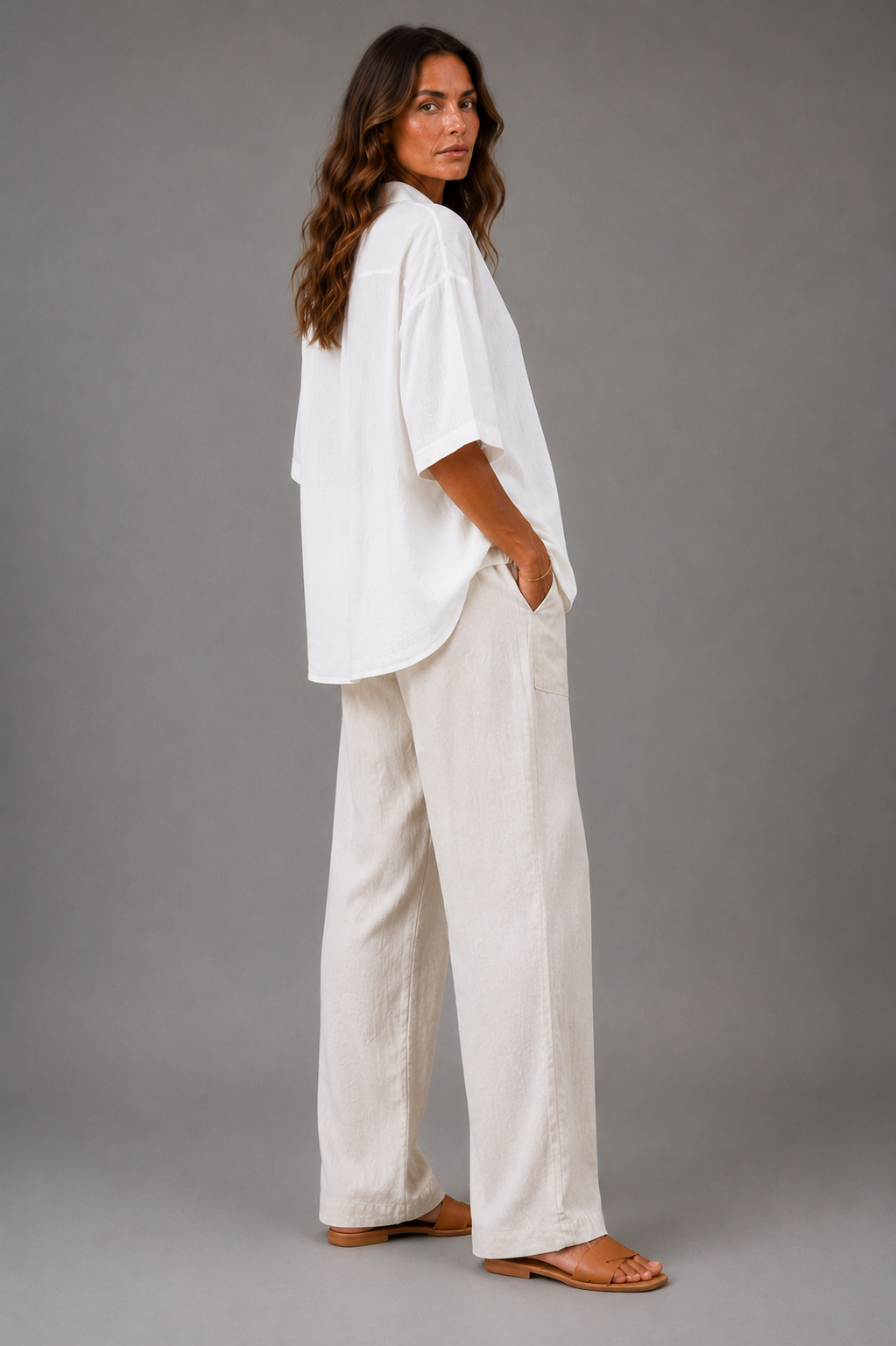 Cream Knit Top