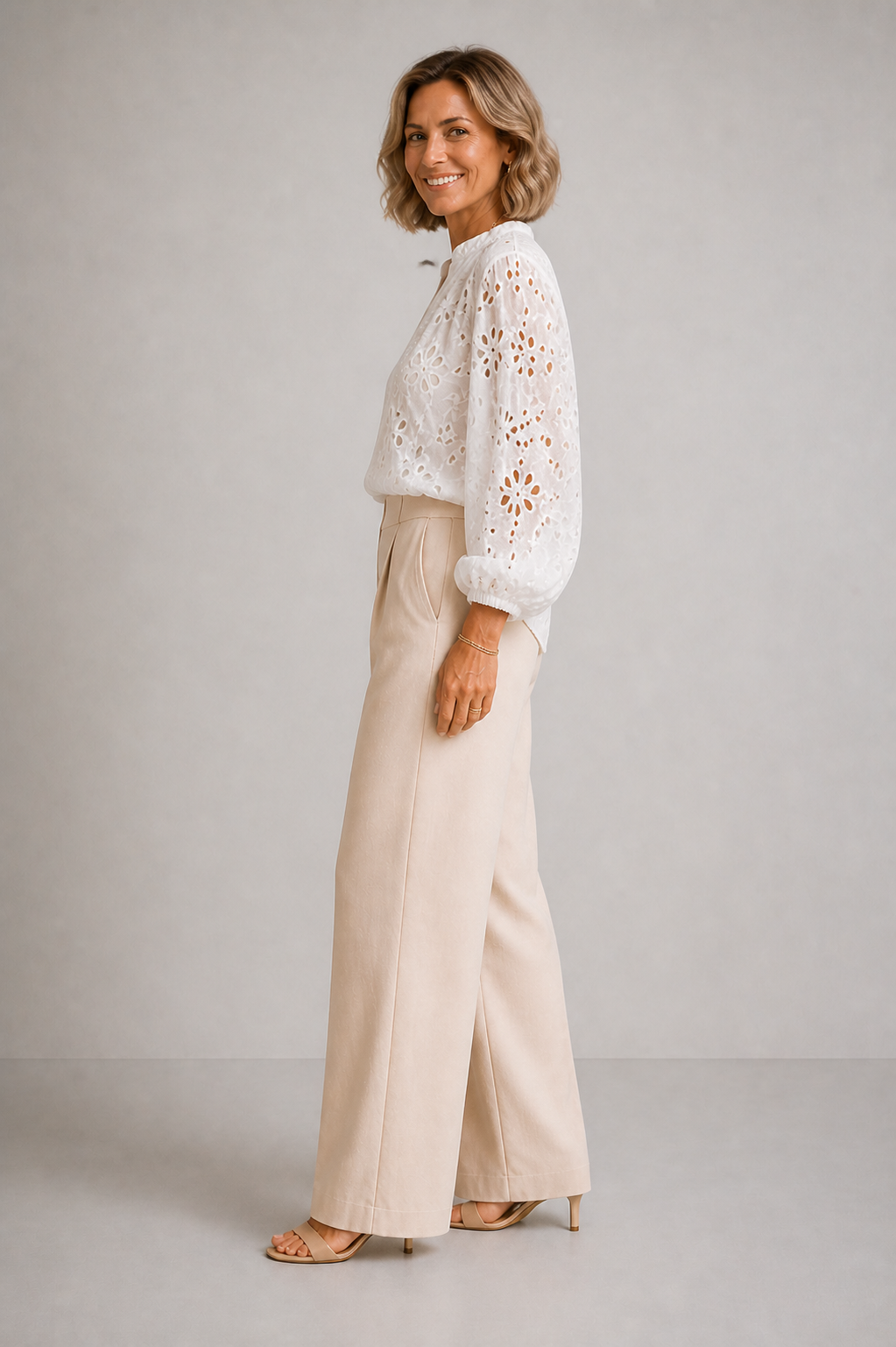 Ivory Lace Blouse