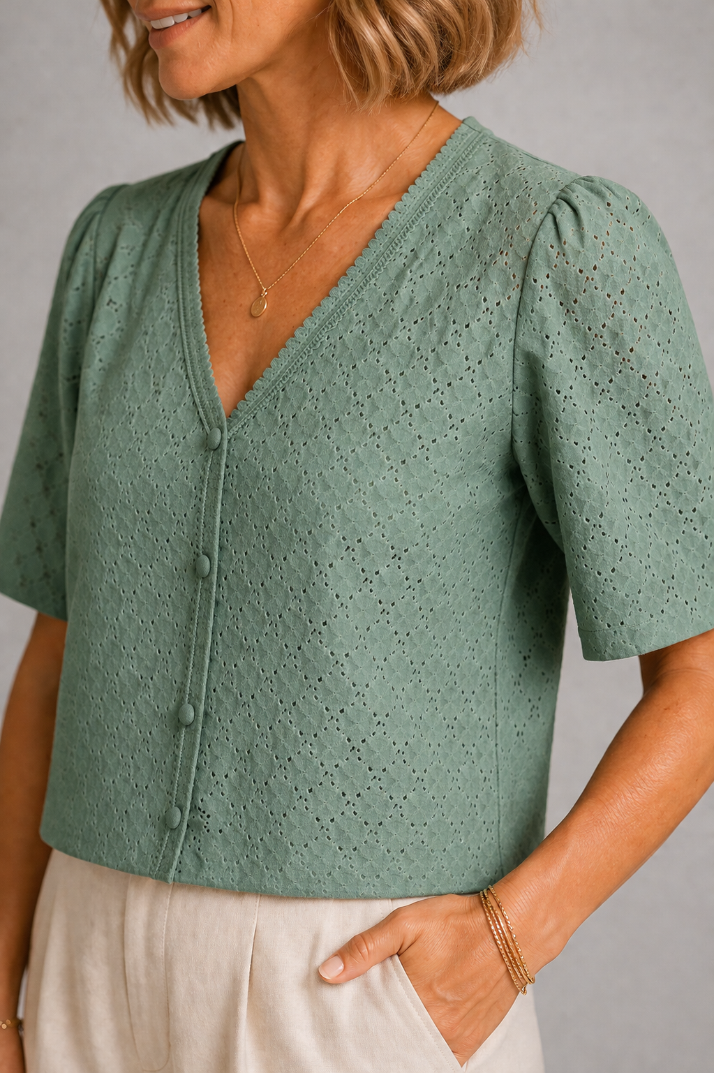 Sage Summer Top