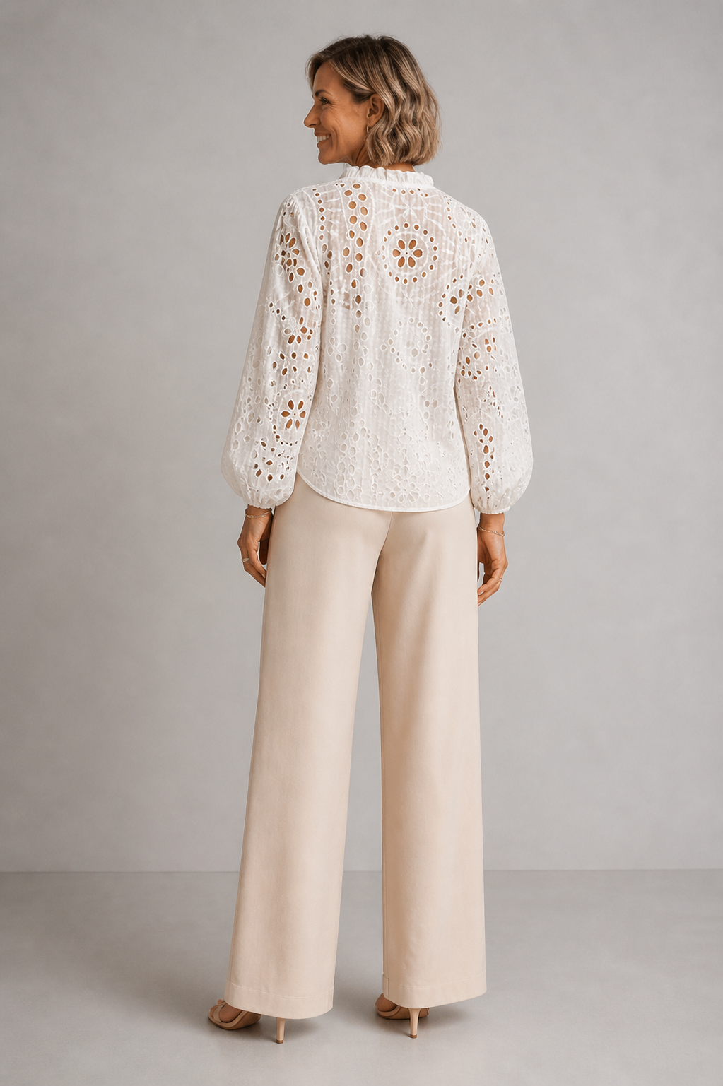 Ivory Lace Blouse