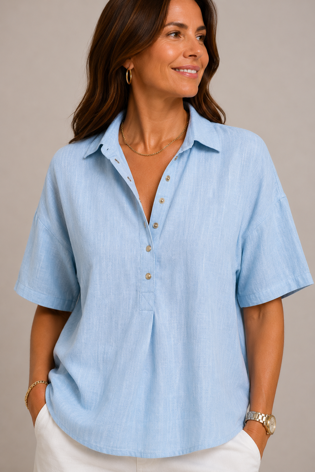 Camille Tijdloze Blouse