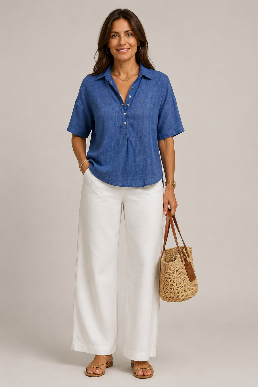 Camille Tijdloze Blouse