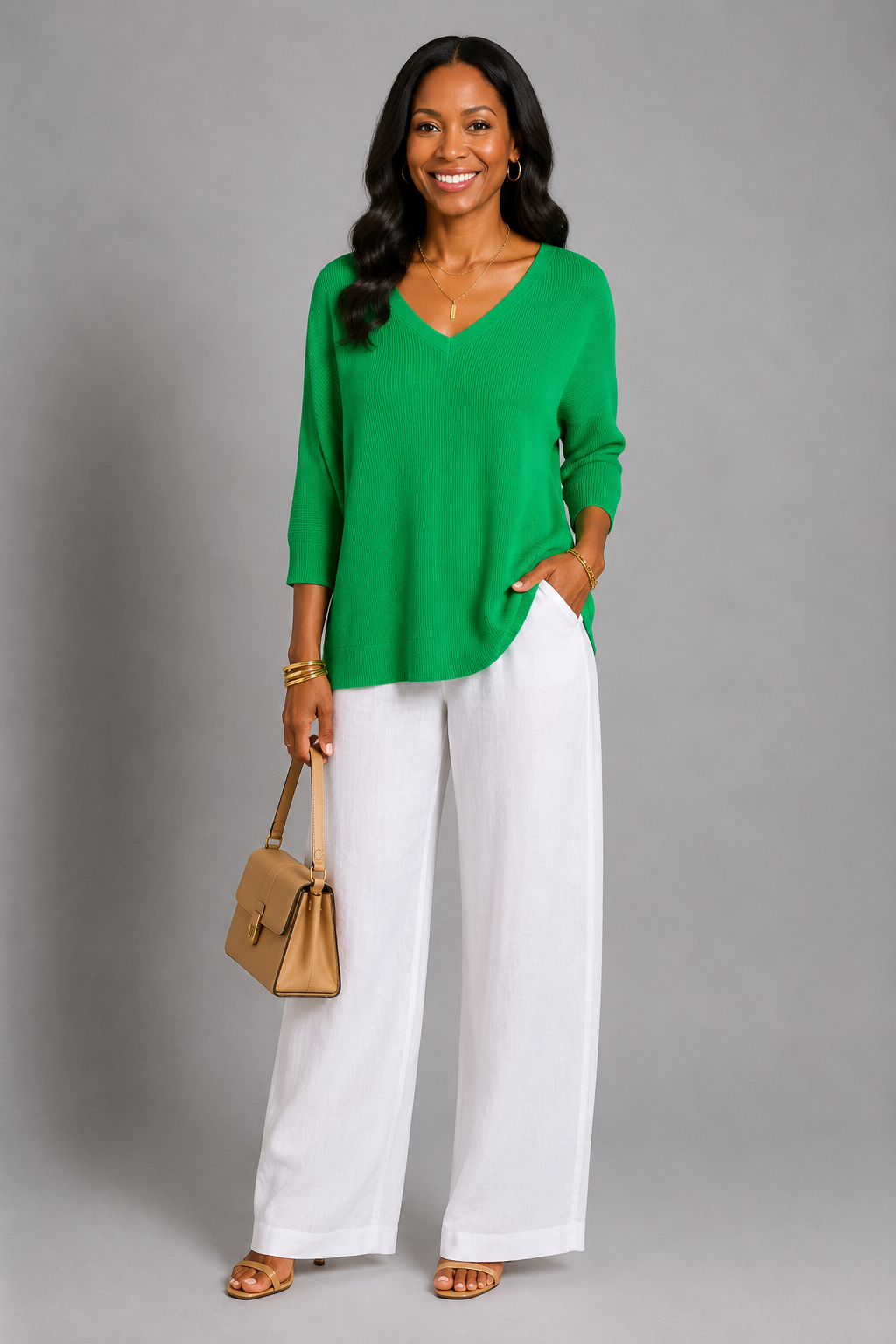 Ruby Gebreide Top