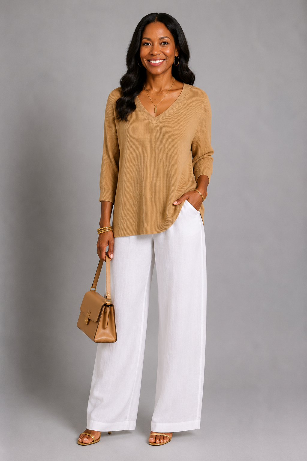 Ruby Gebreide Top