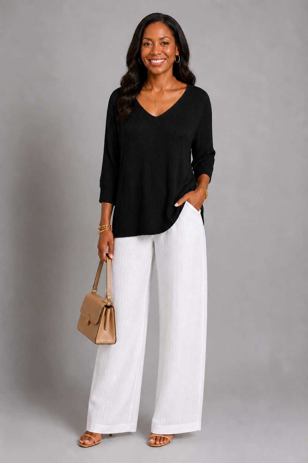 Ruby Gebreide Top
