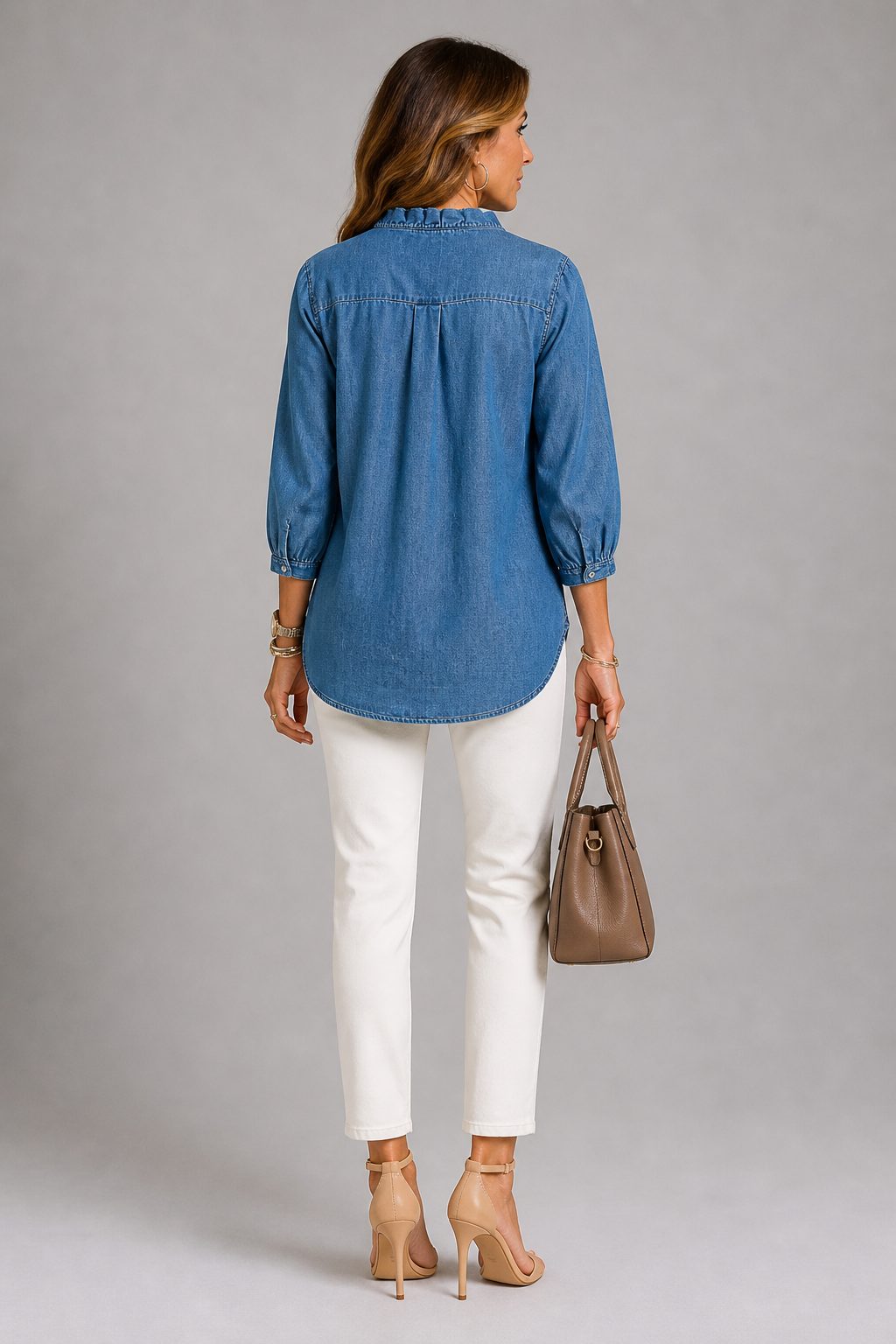 Denim Grace Blouse