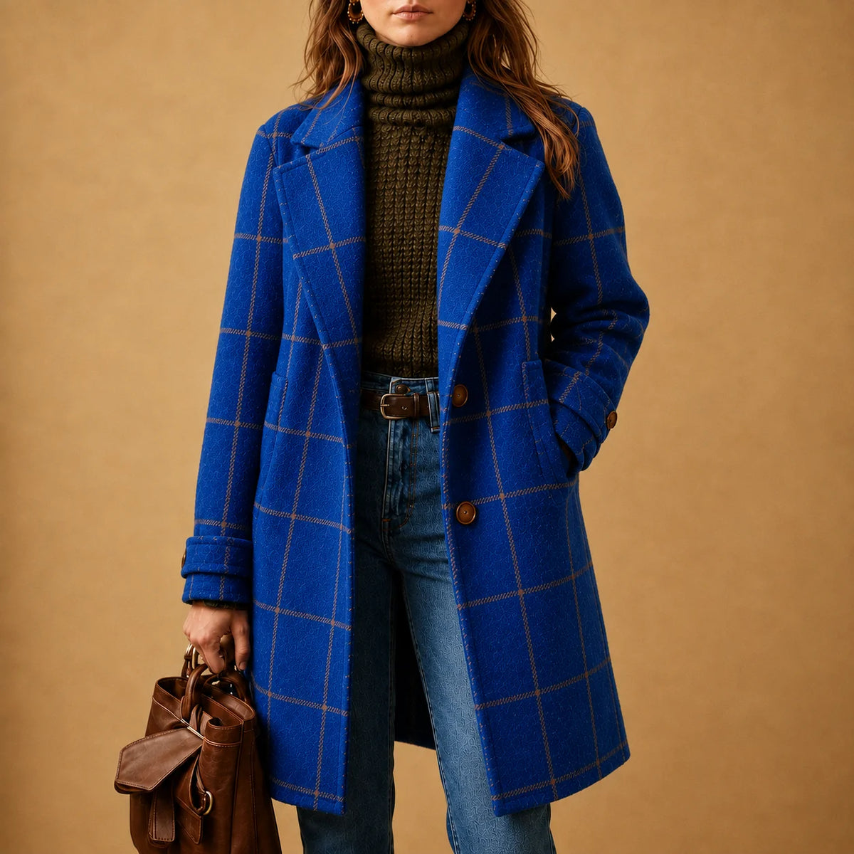 Anne | Klassieke ruitjas, tijdloze stijl